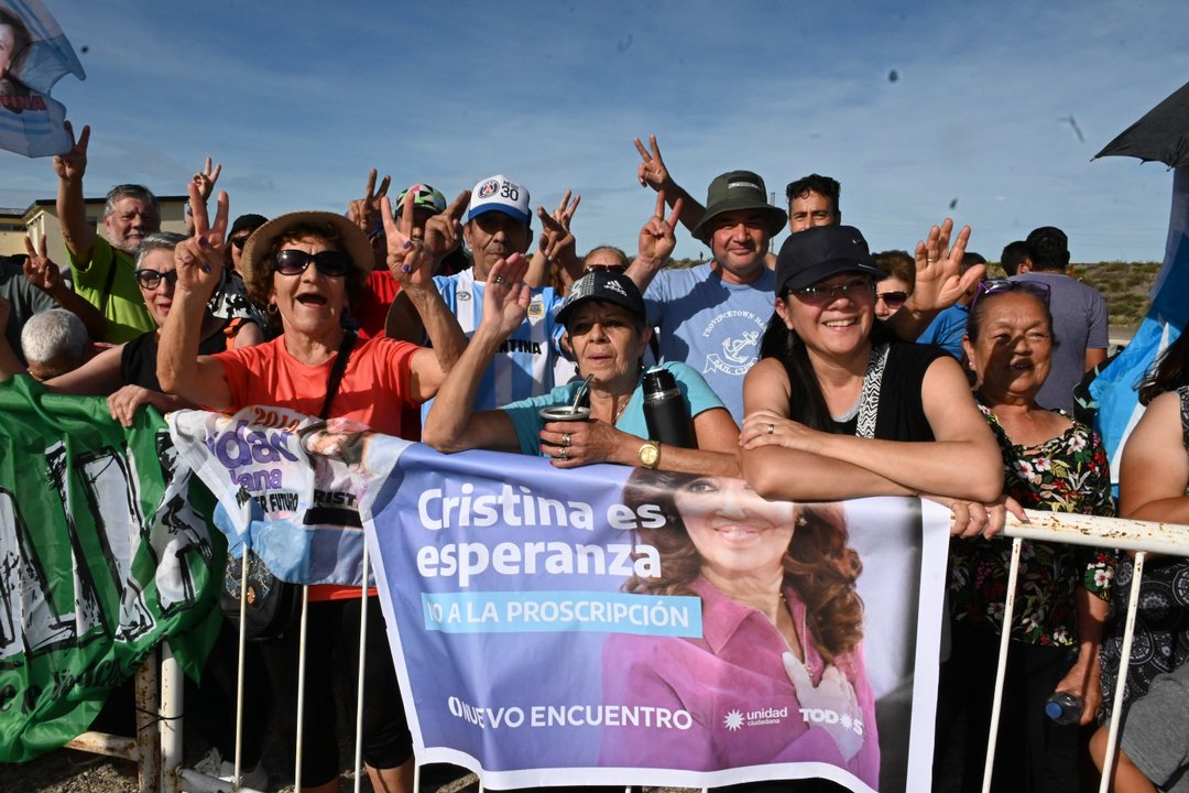 CFK habló en Río Negro y sentenció: "No estamos frente a un Estado democrático"