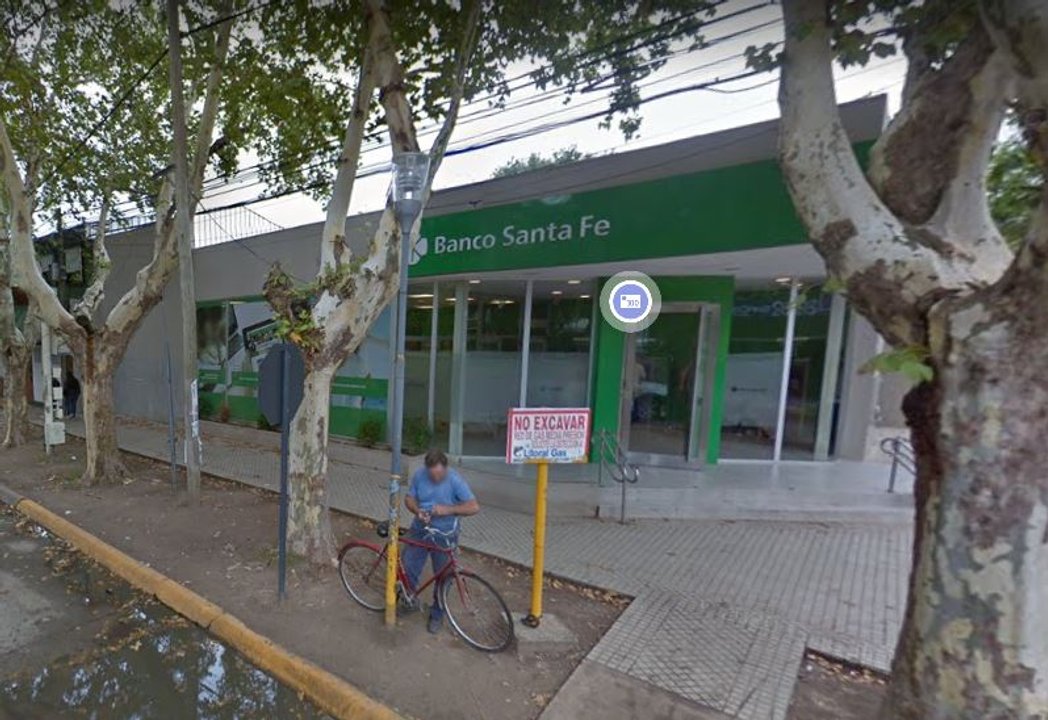 Nueva balacera contra una sucursal del Banco Santa Fe: "El ruido fue terrible"